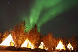 10月初旬半月の夜に撮影