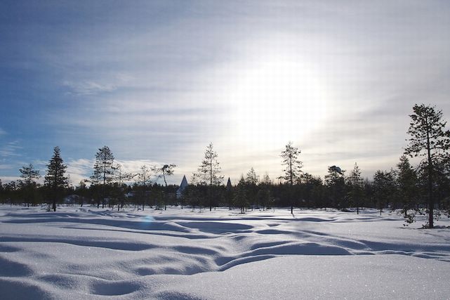 フィンランド・ロヴァニエミの風景