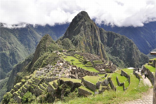 ペルーのマチュピチュ遺跡
